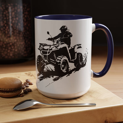 Slingin' Mud Quad 2-Tone Coffee Mug