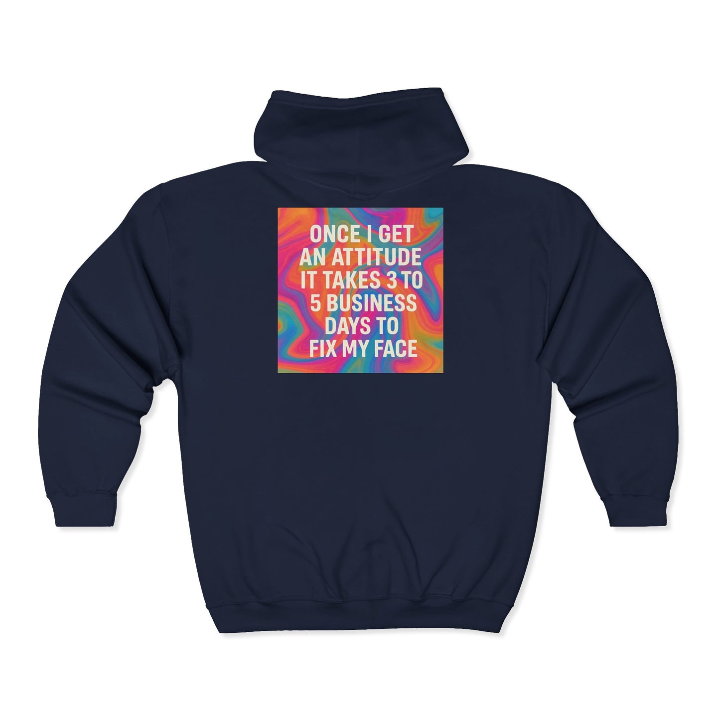 Fix My Face Unisex Full Zip Hoodie