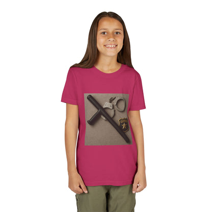 Law Enforcement Appreciation Youth Unisex Short Sleeve Crewneck Tee