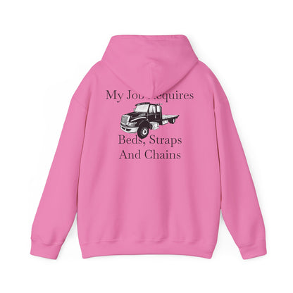 Beds, Straps, And Chains Unisex Hoodie