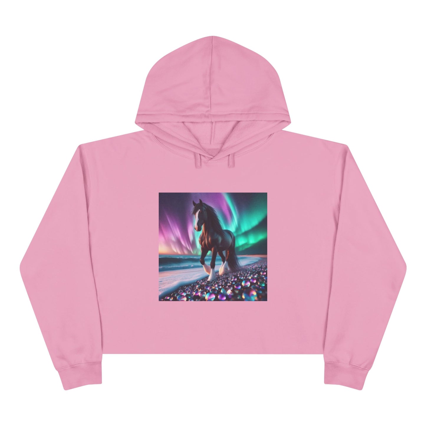 Midnight Magic Women's Crop Hoodie