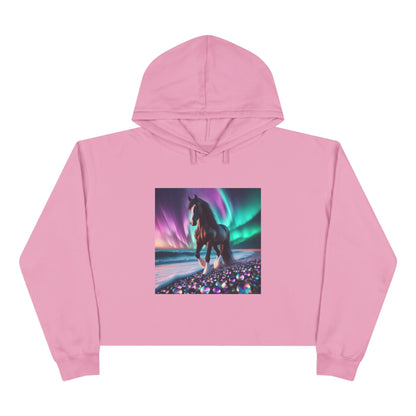 Midnight Magic Women's Crop Hoodie