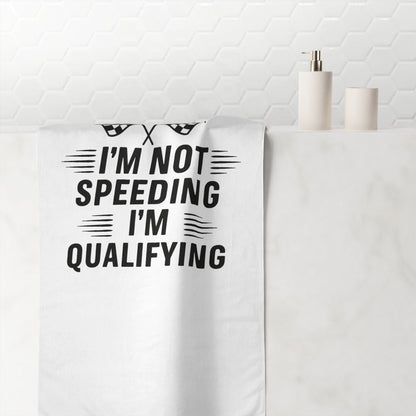 I'm Qualifying Mink-Cotton  Beach Towel