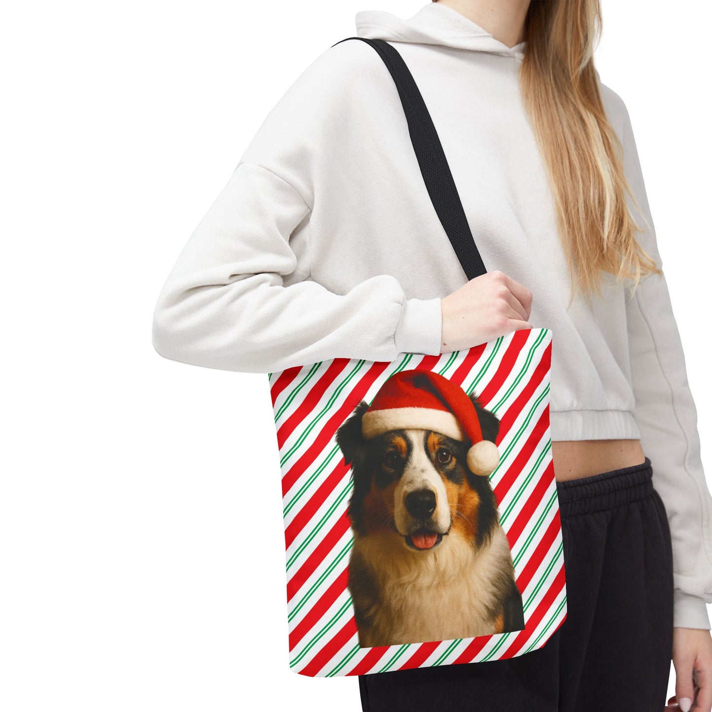 Santa Paws Aussie Tote Bag