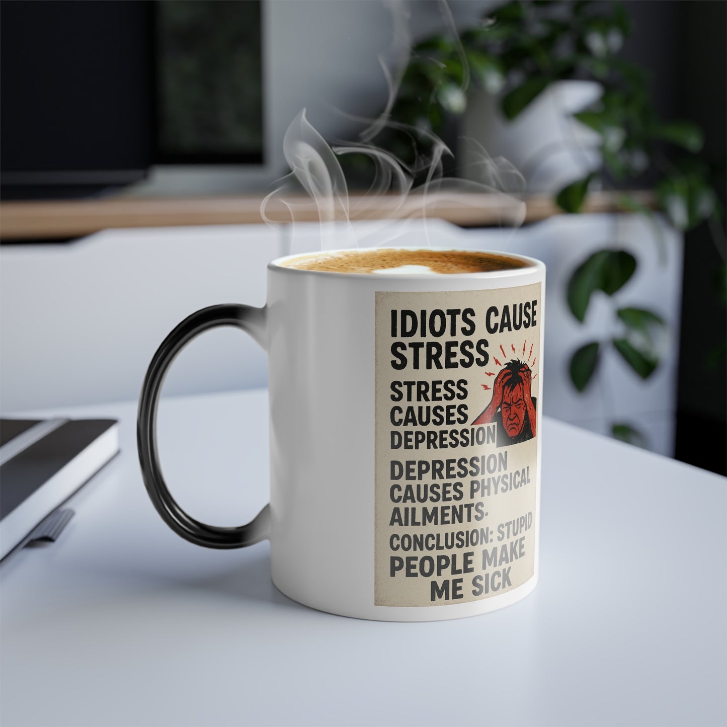 Stupid People Color Changing Mug