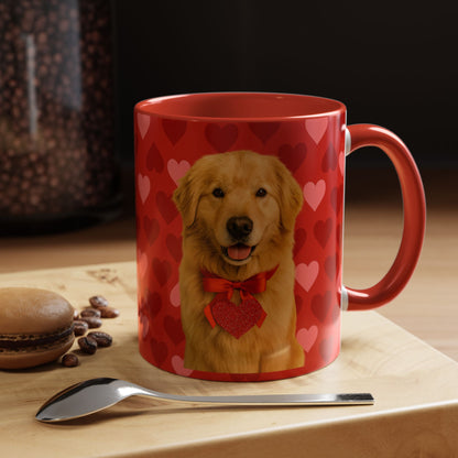 Cupid's Companion Golden 2-Tone Coffee Mug