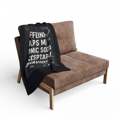 Socially Acceptable Arctic Fleece Blanket