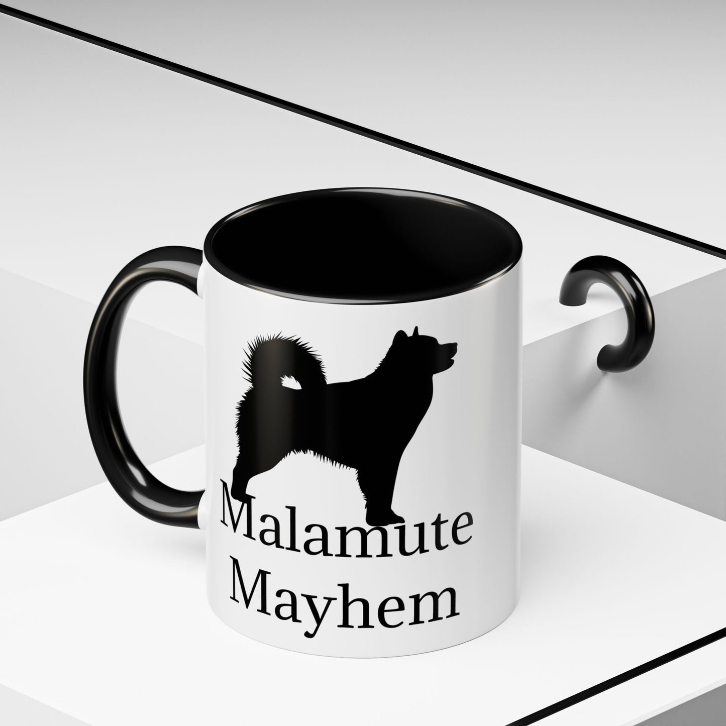 Malamute Mayhem 2-Tone Coffee Mug