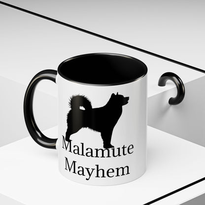Malamute Mayhem 2-Tone Coffee Mug