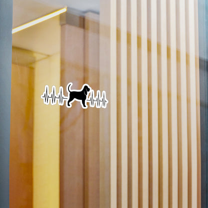 My Heart Beats For Bloodhounds Vinyl Decal