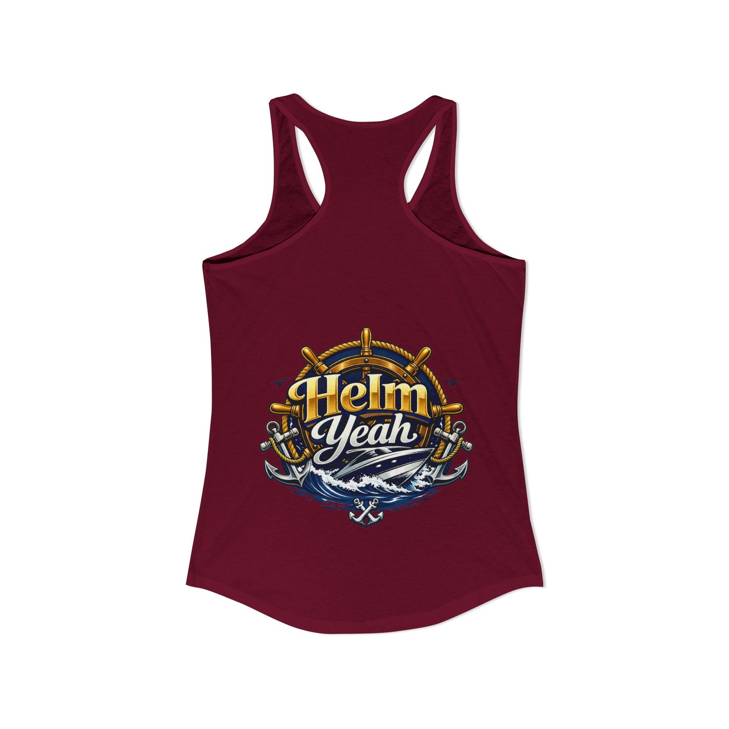 Helm Yeah Women's Racerback Tank