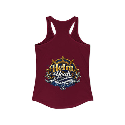 Helm Yeah Women's Racerback Tank