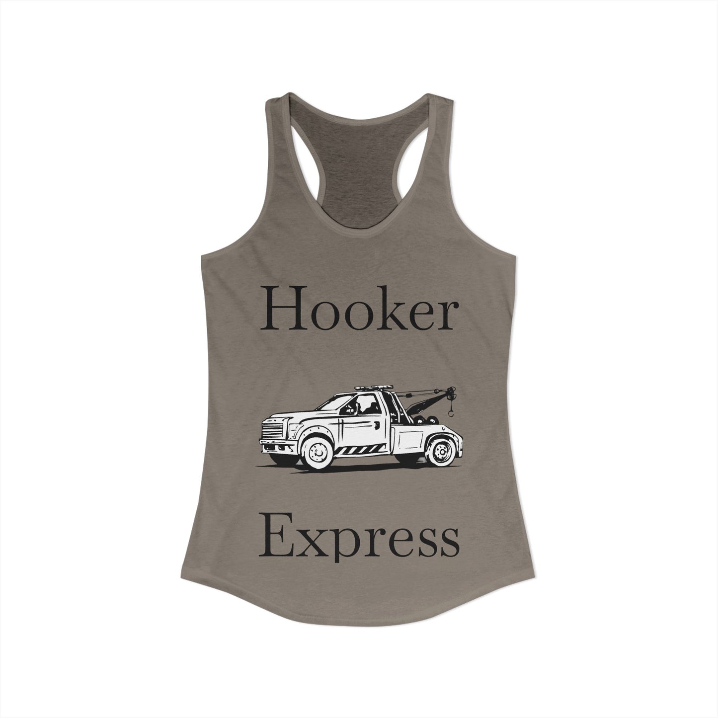 H**ker Express Wheel Lift Tow Truck Women's Racerback Tank