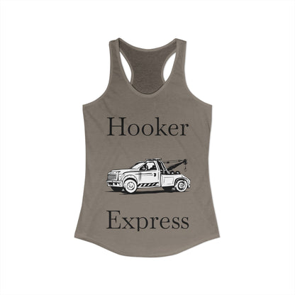 H**ker Express Wheel Lift Tow Truck Women's Racerback Tank