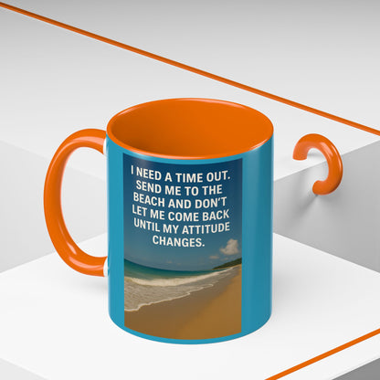 Time Out 2-Tone Coffee Mug
