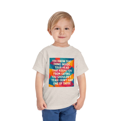 No Filter Toddler Unisex Short Sleeve Crewneck Tee
