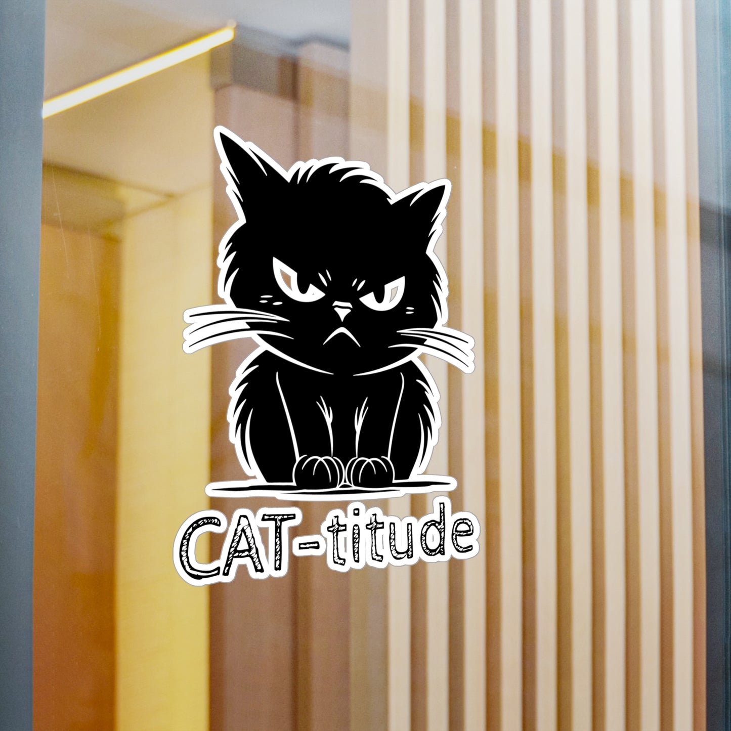 CAT-titude Vinyl Decal