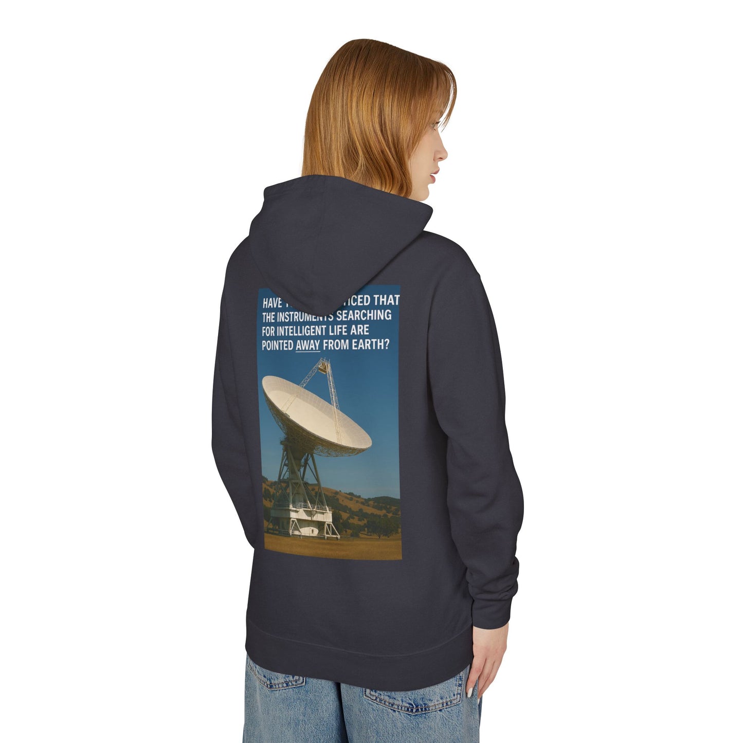 Intelligent Life Unisex Lightweight Hoodie