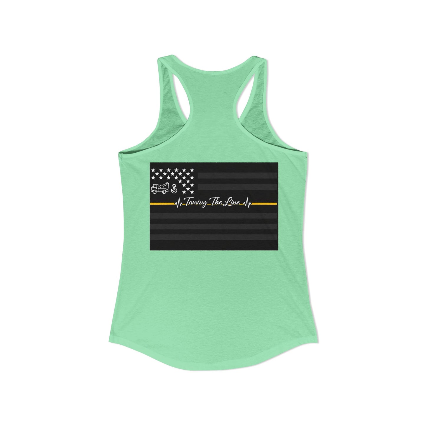 Thin Yellow Line Women's Racerback Tank