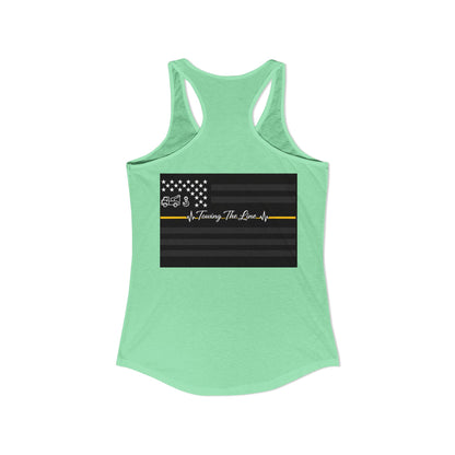 Thin Yellow Line Women's Racerback Tank