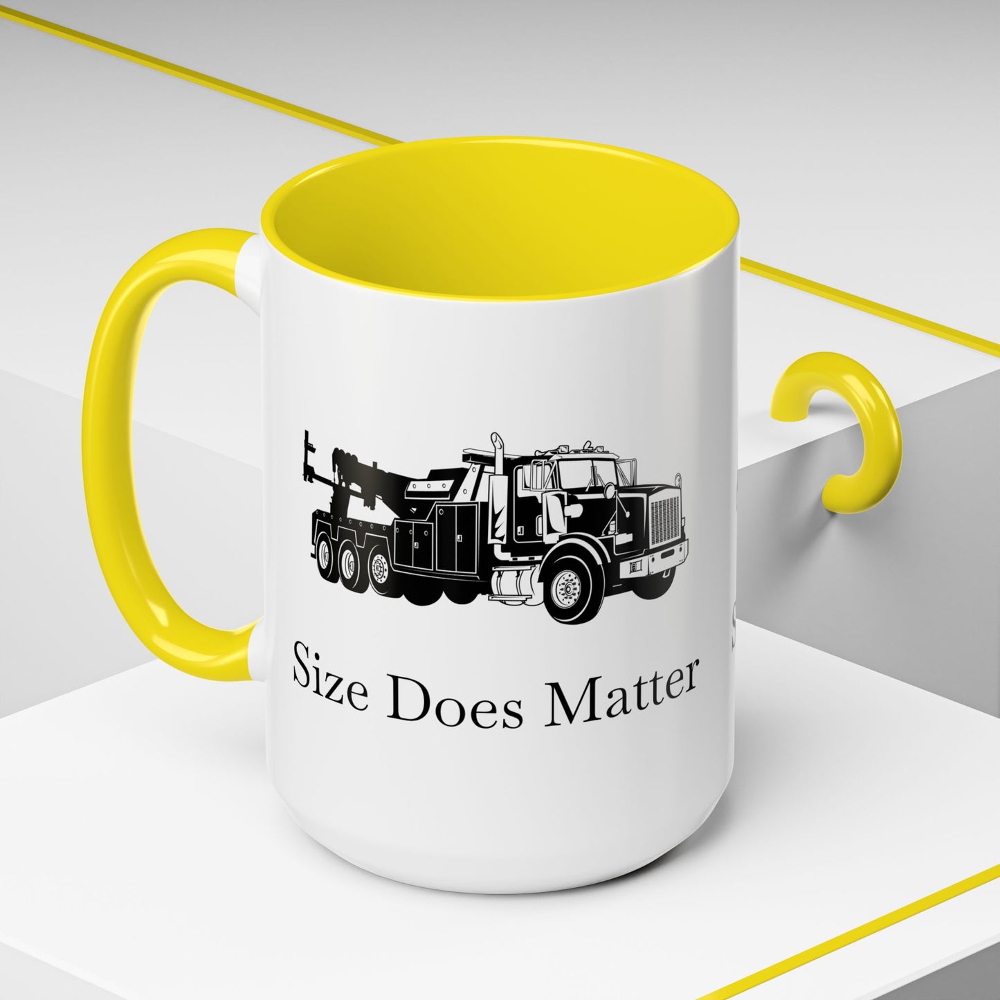 Size Does Matter 2-Tone Coffee Mug