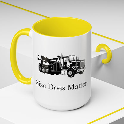 Size Does Matter 2-Tone Coffee Mug