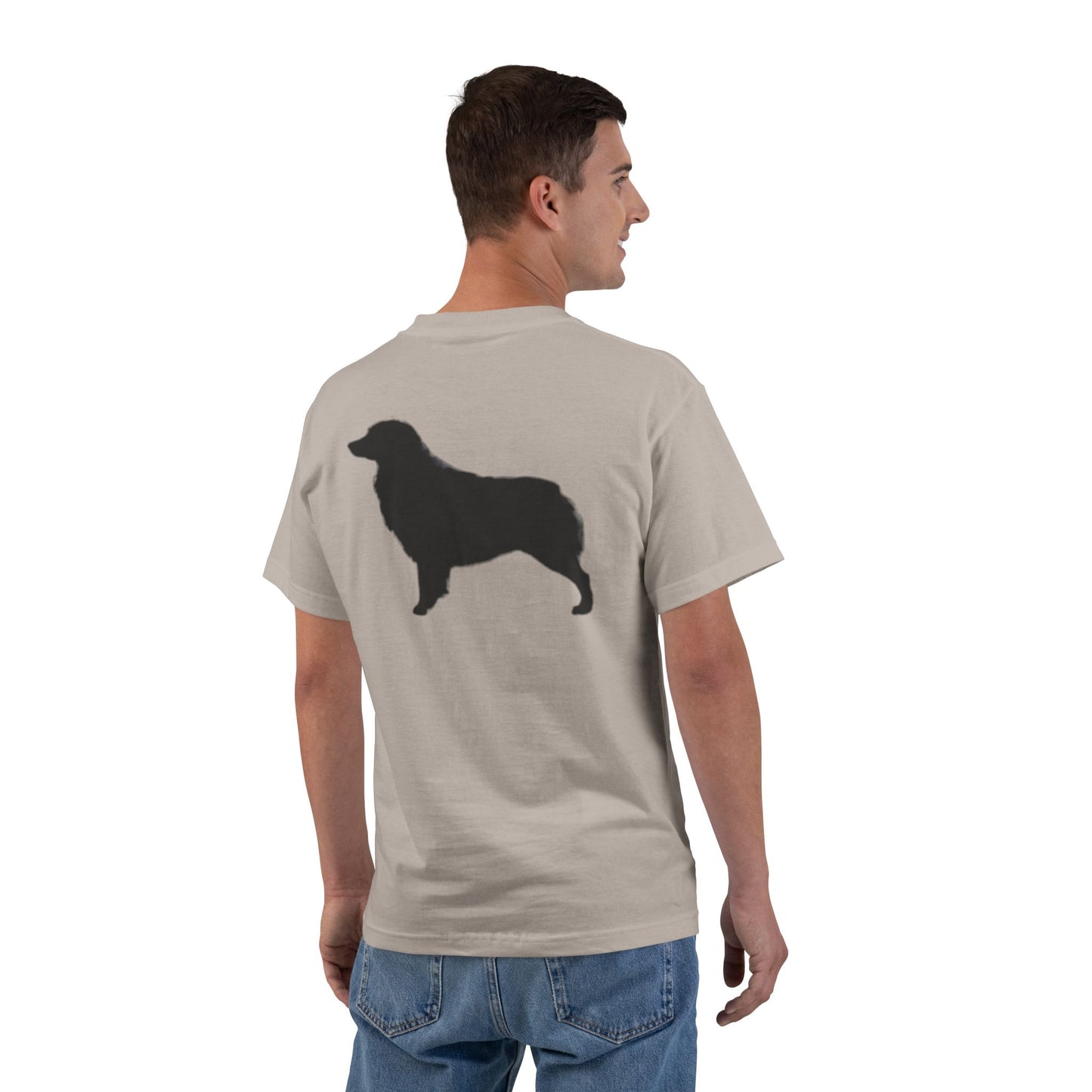 Aussie Silhouette Men's Short-Sleeve Crewneck Tee