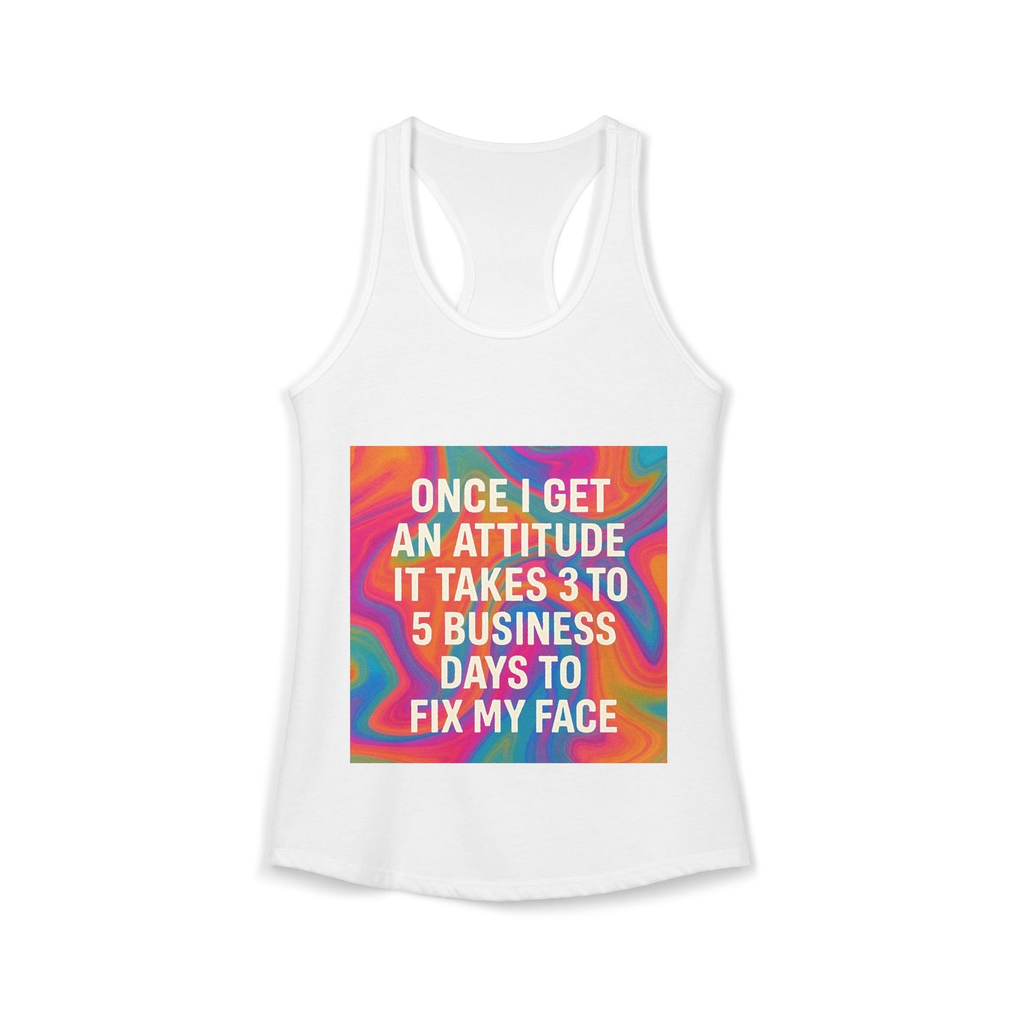 Fix My Face Women's Racerback Tank