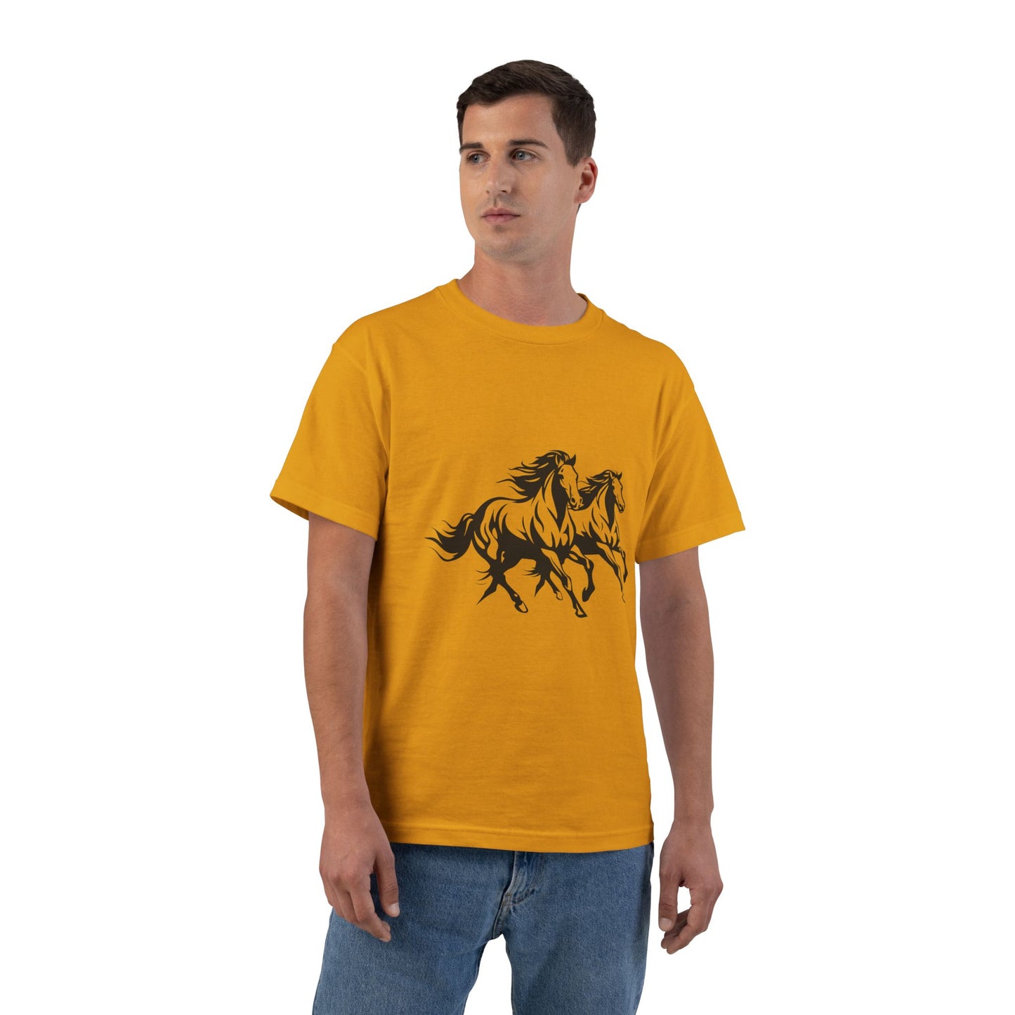 Horsin' Around Men's Short-Sleeve Crewneck Tee