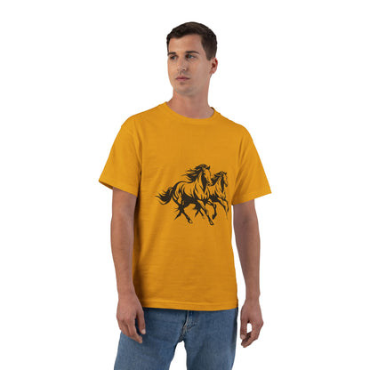 Horsin' Around Men's Short-Sleeve Crewneck Tee