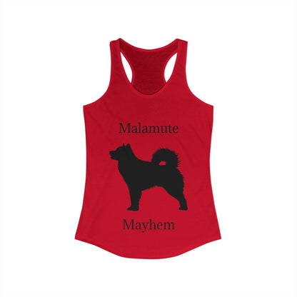 Malamute Mayhem Women's Racerback Tank