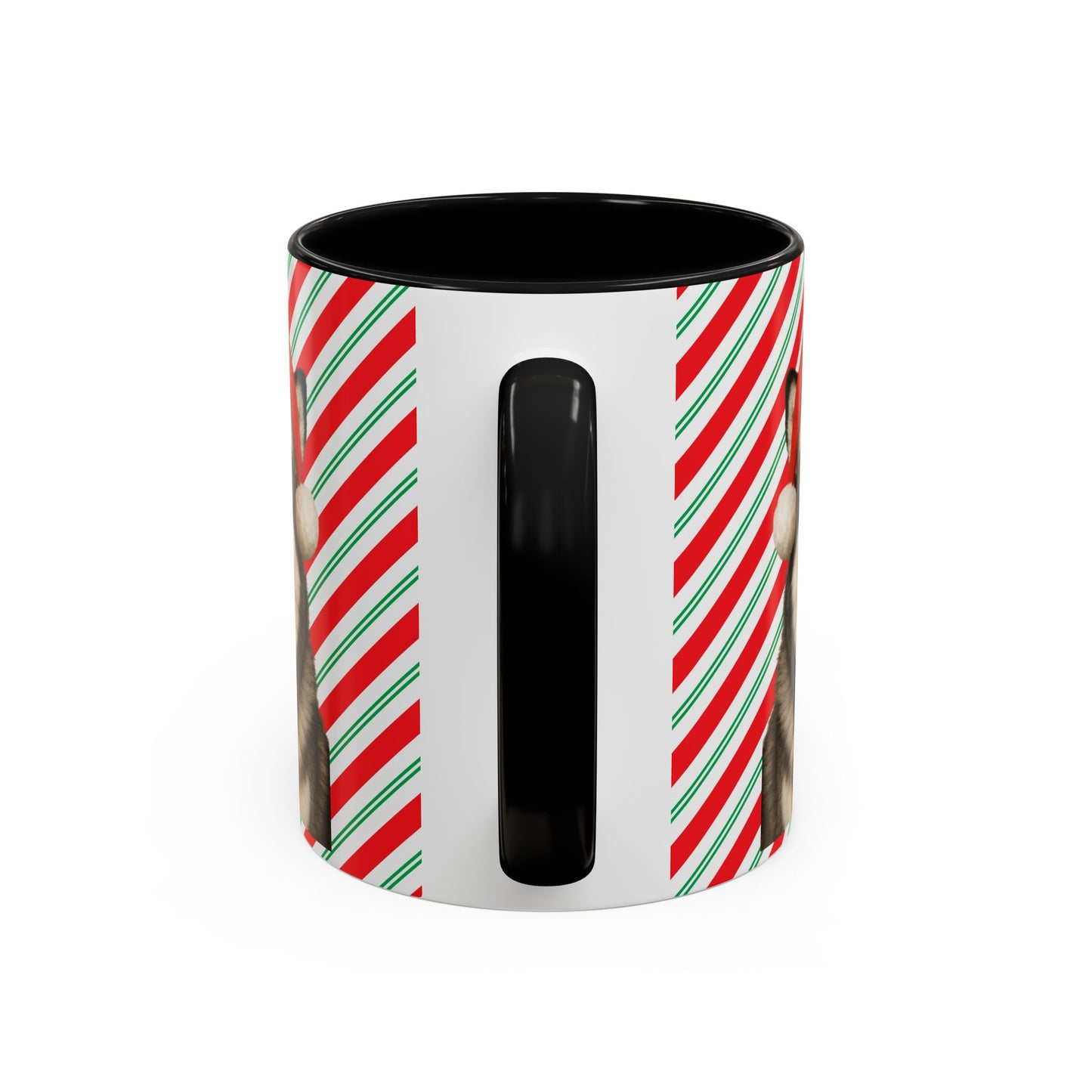 Santa Paws Malamute 2-Tone Coffee Mug