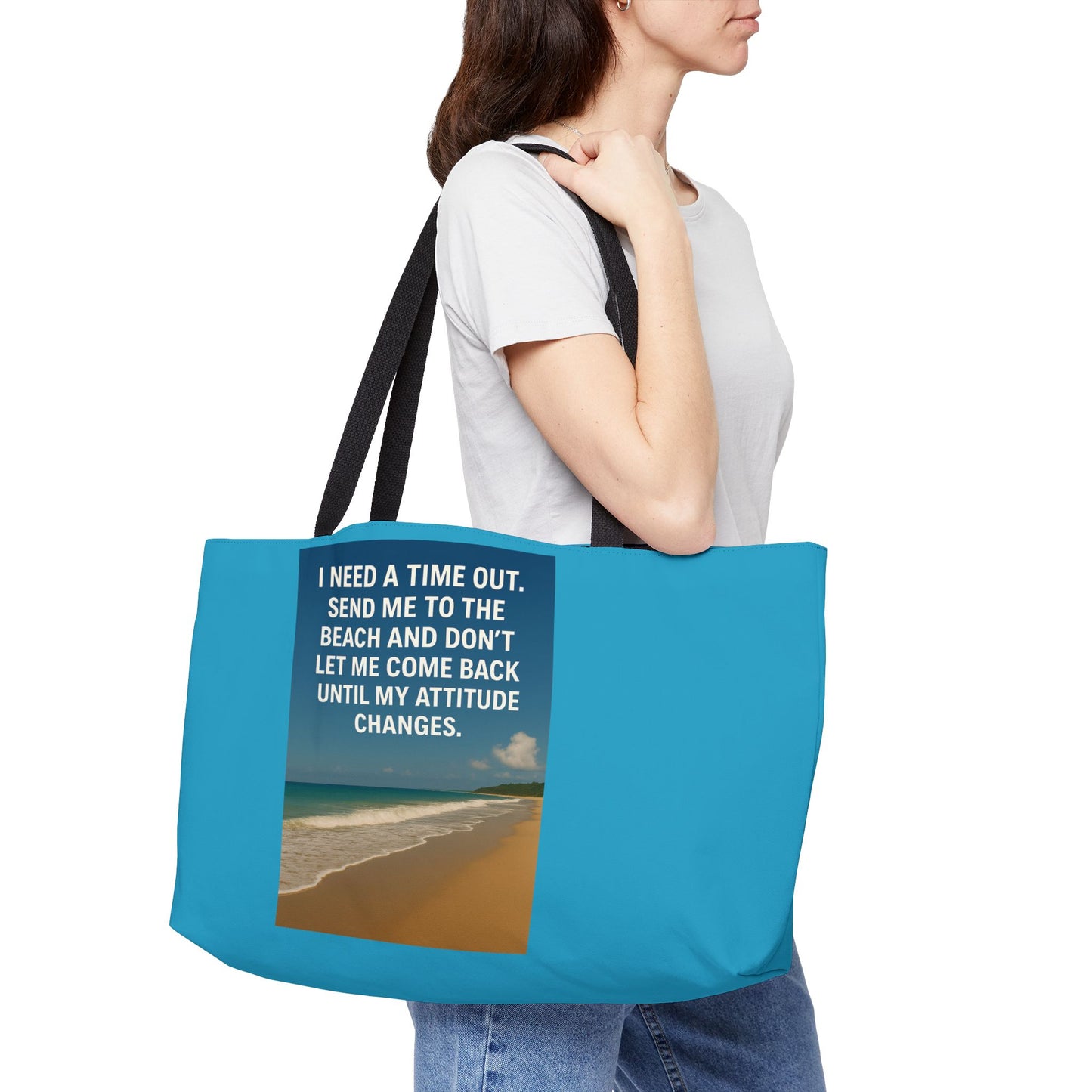 Time Out Weekender Tote Bag