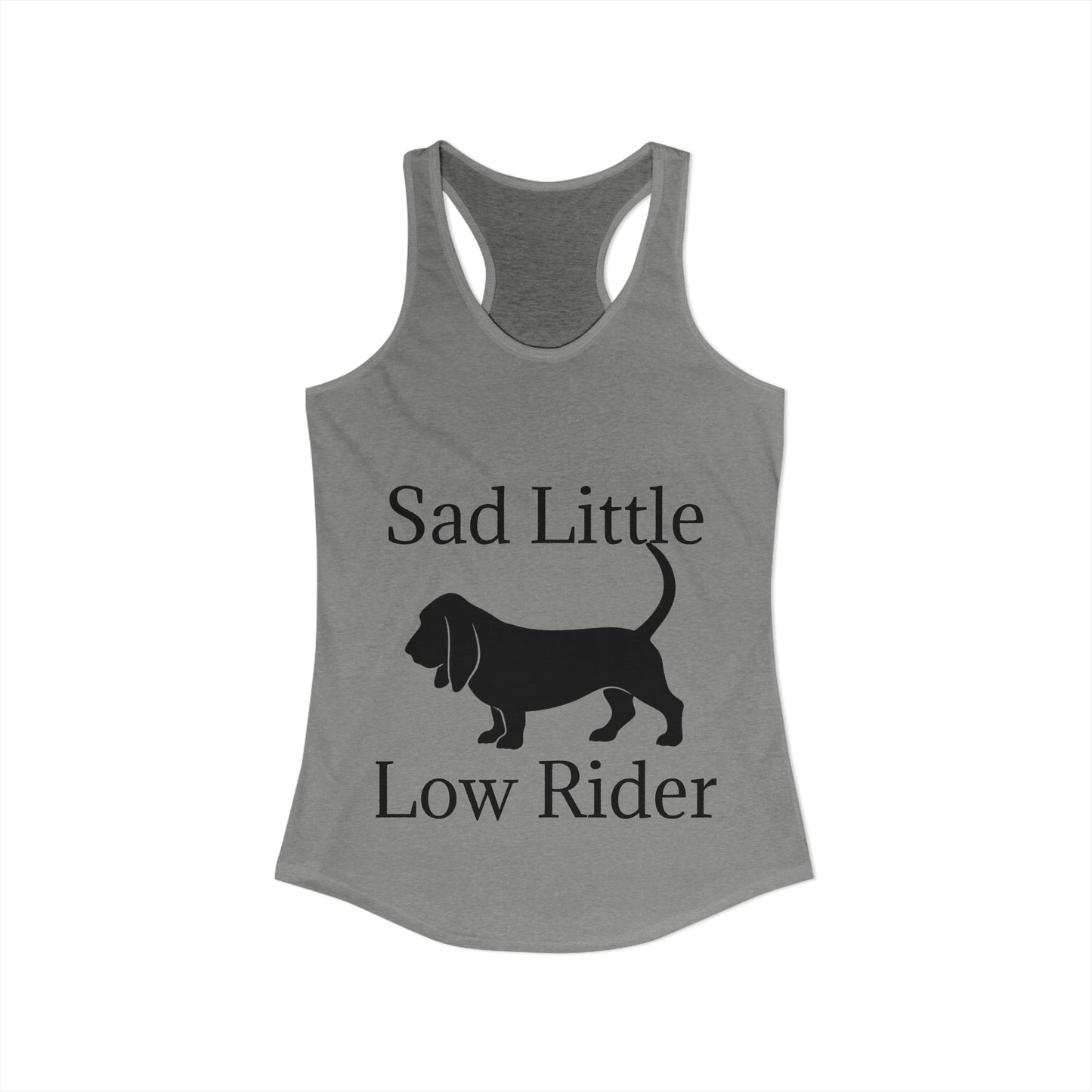 Sad Little Low Rider Women's Racerback Tank
