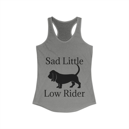 Sad Little Low Rider Women's Racerback Tank