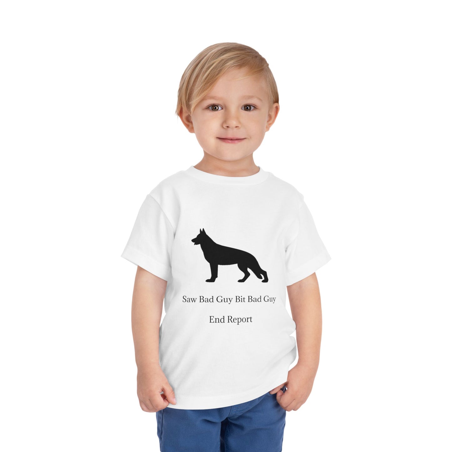 Bad Guy Toddler Unisex Short Sleeve Crewneck Tee