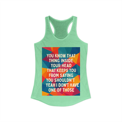 No Filter Women's Racerback Tank