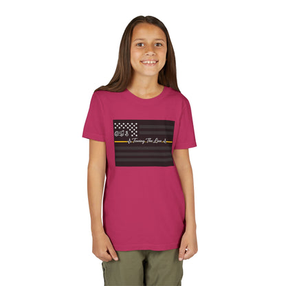 Thin Yellow Line Youth Unisex Short Sleeve Crewneck Tee