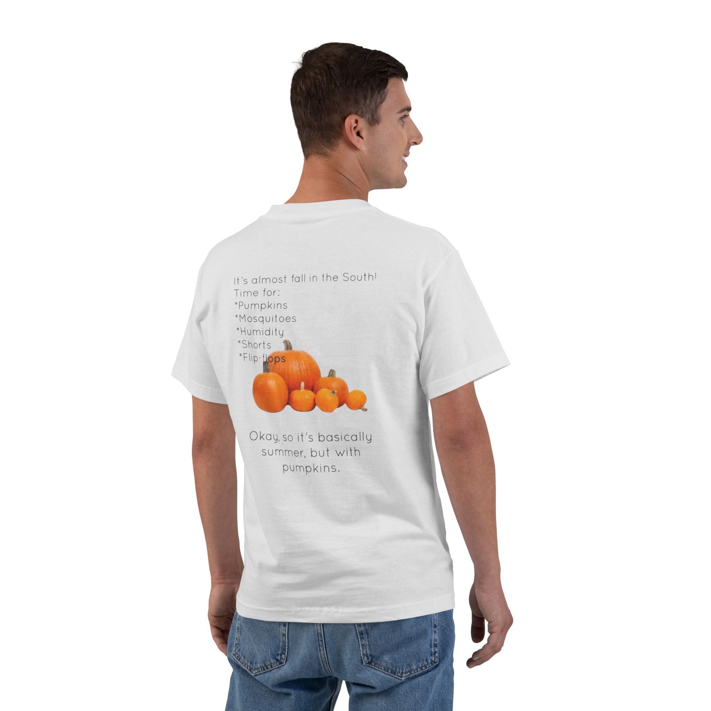 Fall In The South Men's Short-Sleeve Crewneck Tee