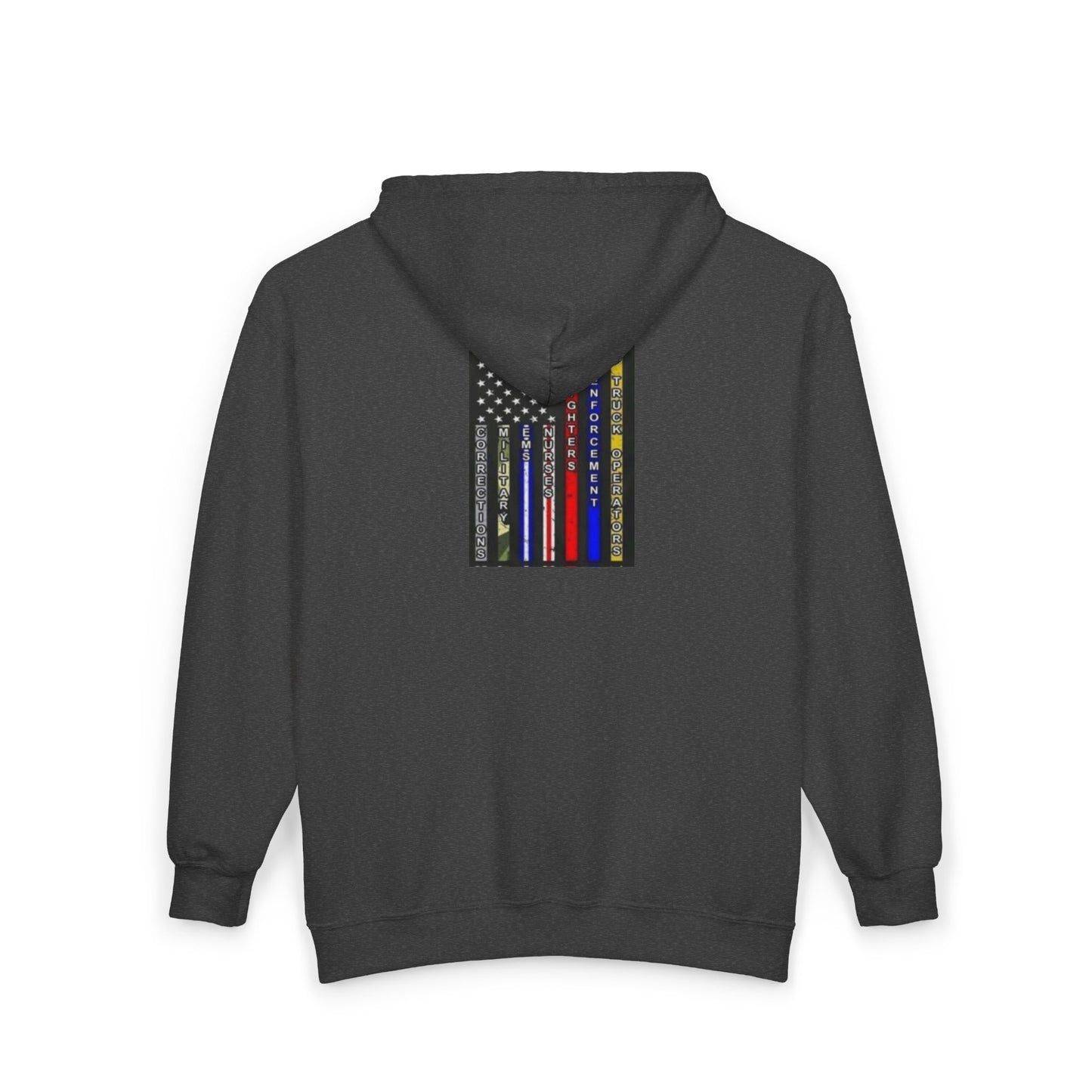 No One Fights Alone Unisex Full Zip Hoodie