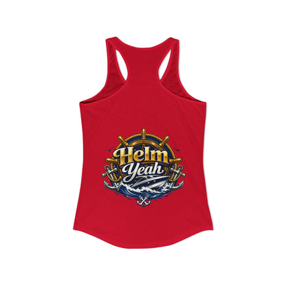 Helm Yeah Women's Racerback Tank