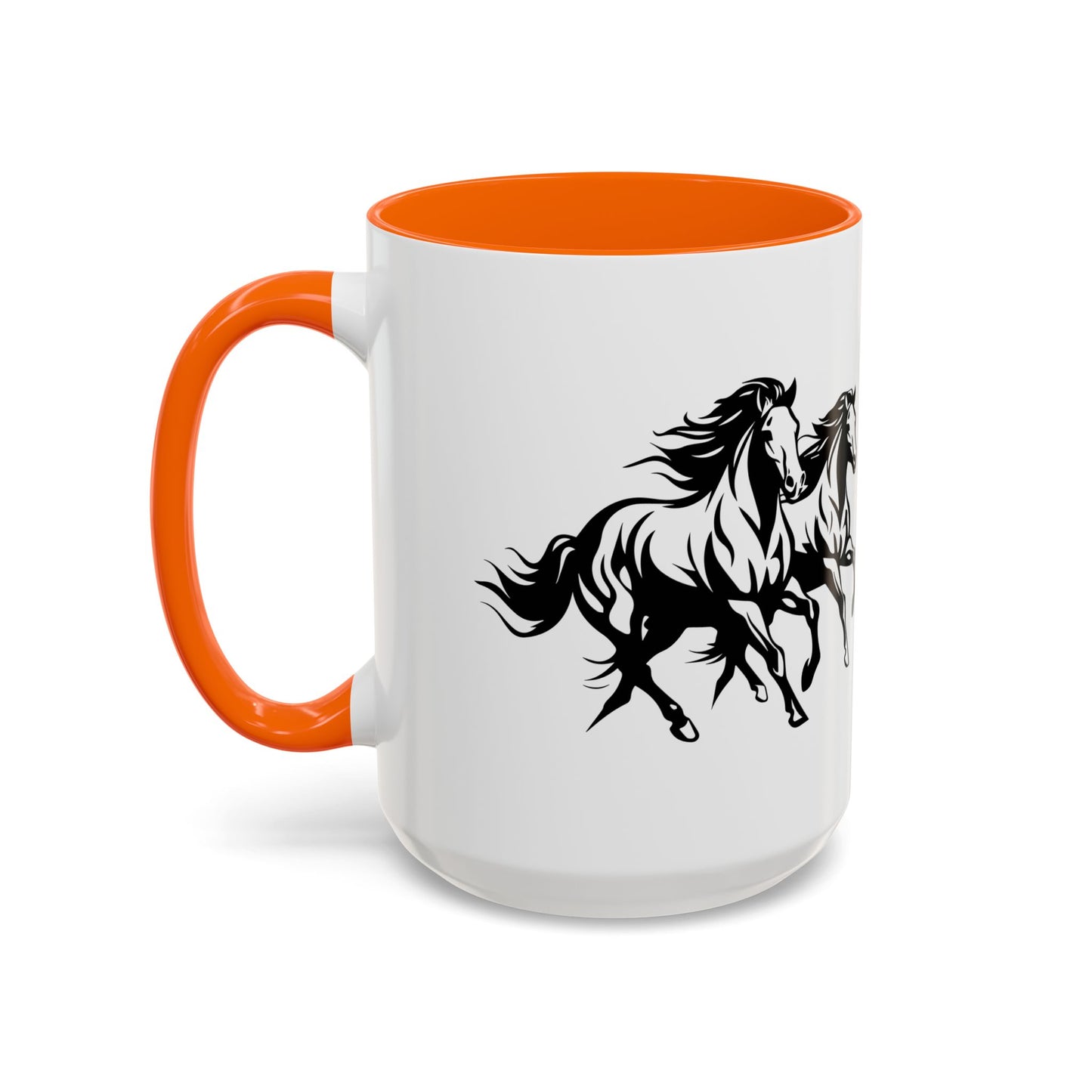 Horsin' Around 2-Tone Coffee Mug