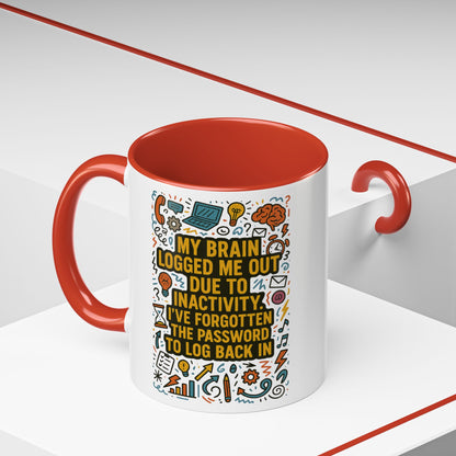 Logged Out 2-Tone Coffee Mug