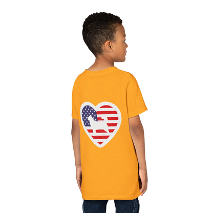 Malamute Flag Youth Unisex Short Sleeve Crewneck Tee