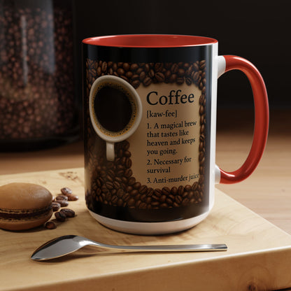 Coffee Definition 2-Tone Coffee Mug