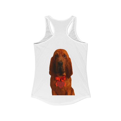 Cupid's Companion Bloodhound Women's Racerback Tank