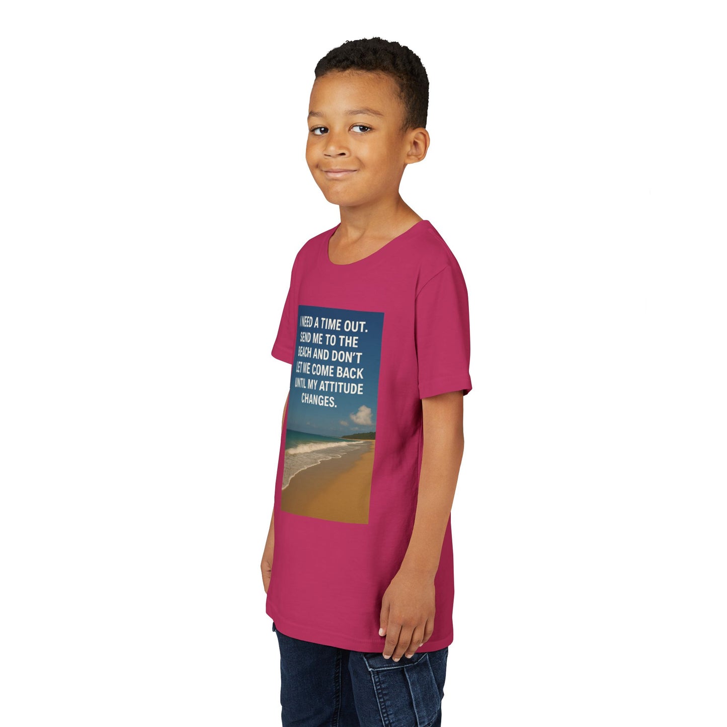 Time Out Youth Unisex Short Sleeve Crewneck Tee