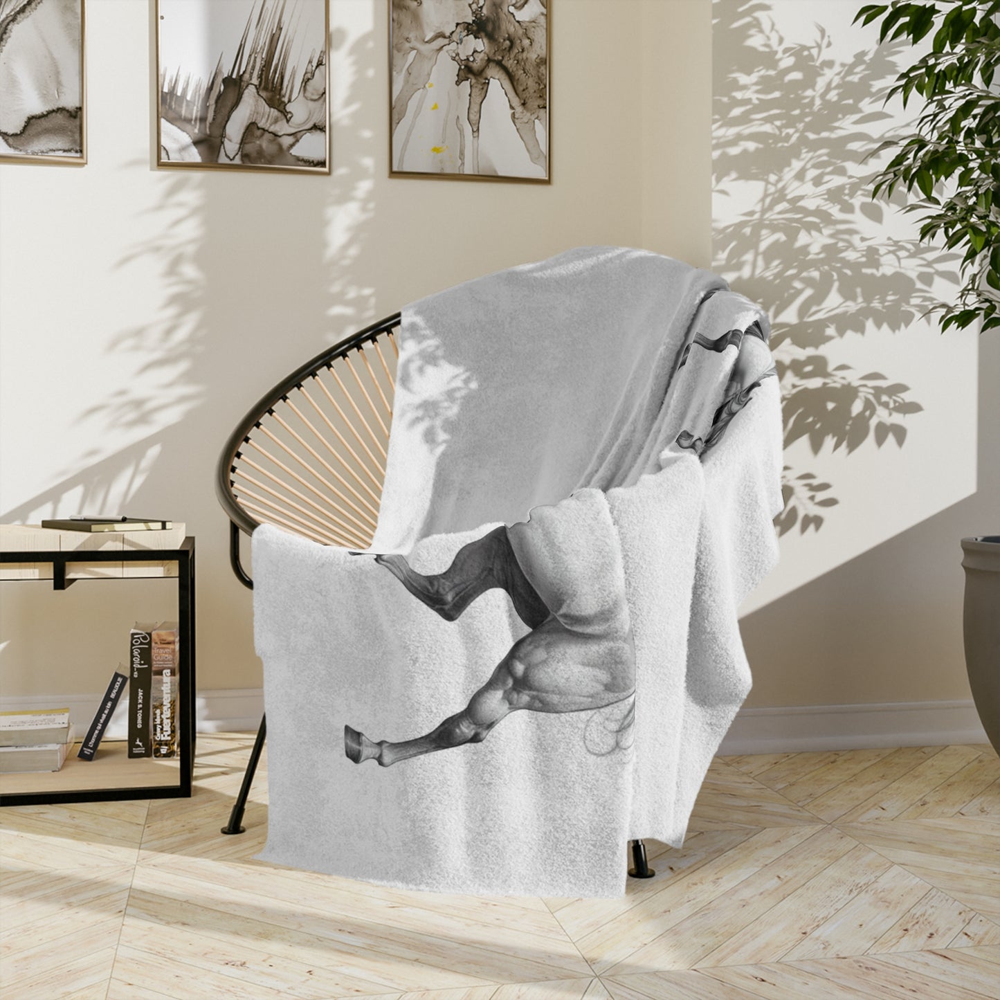 Fancy Pants Velveteen Microfiber Blanket