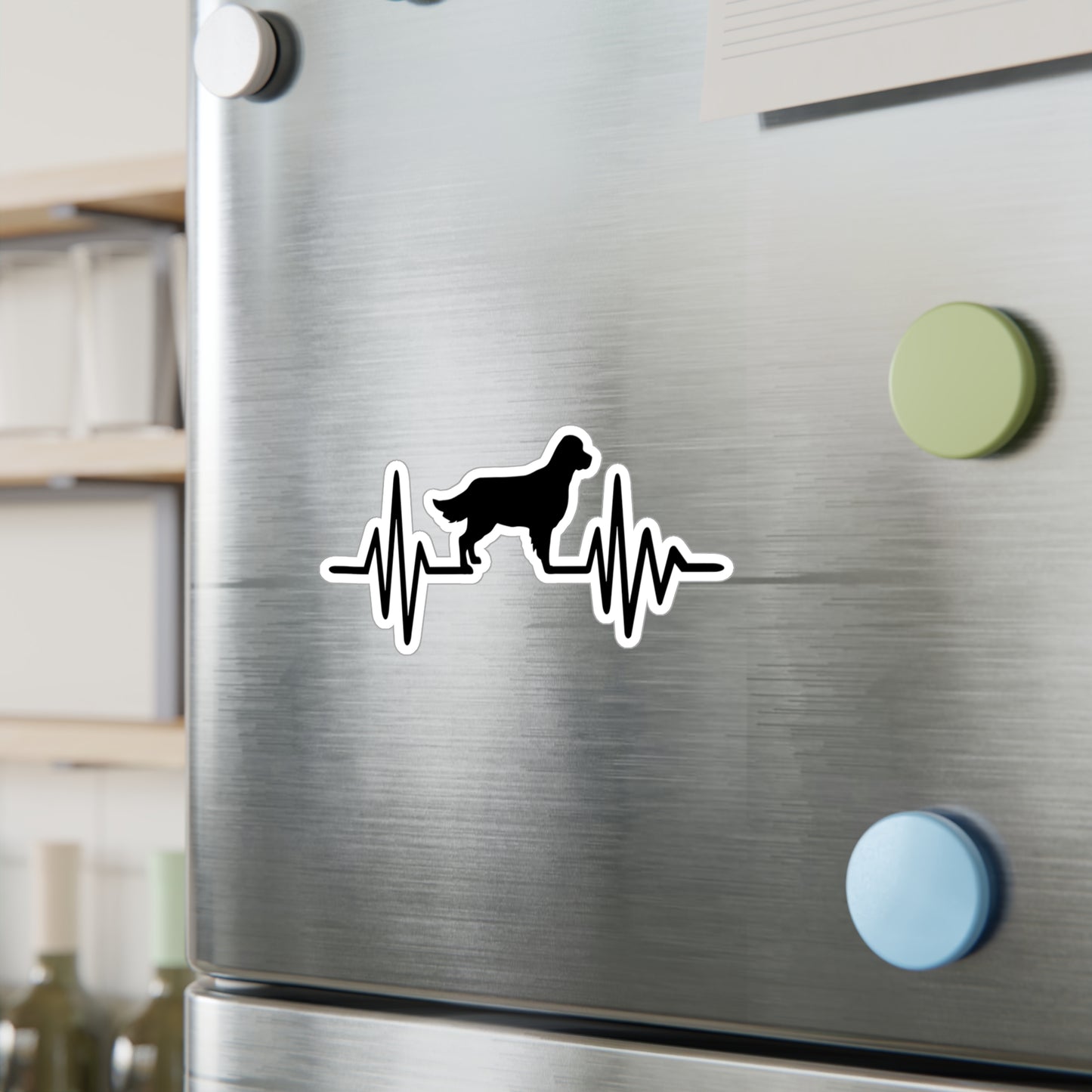 My Heart Beats For Goldens Vinyl Decal