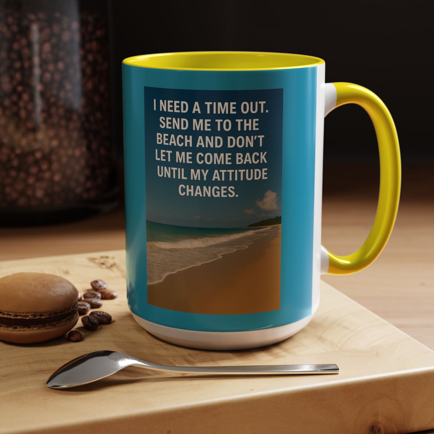 Time Out 2-Tone Coffee Mug